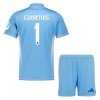 Real Madrid Courtois 1 Keeper Barn Hjemmedrakt 2024-25 Kortermet Real Madrid Courtois 1 Keeper Barn Hjemmedrakt 2024-25 Kortermet